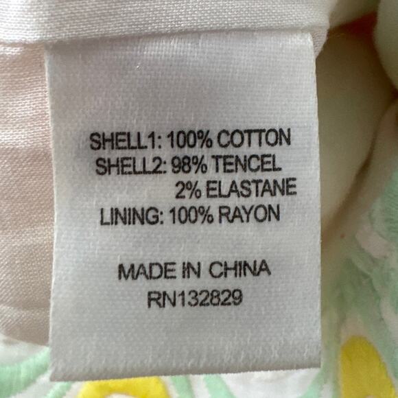 Tularosa Embroidered Mini Dress Wavy 70's Vibe Ruffle Sleeves Size XS Revolve - Picture 7 of 8